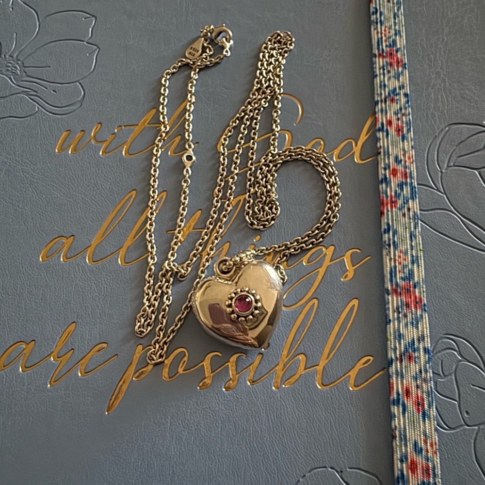 Pandora Rare & Retired Silver Heart Pendant